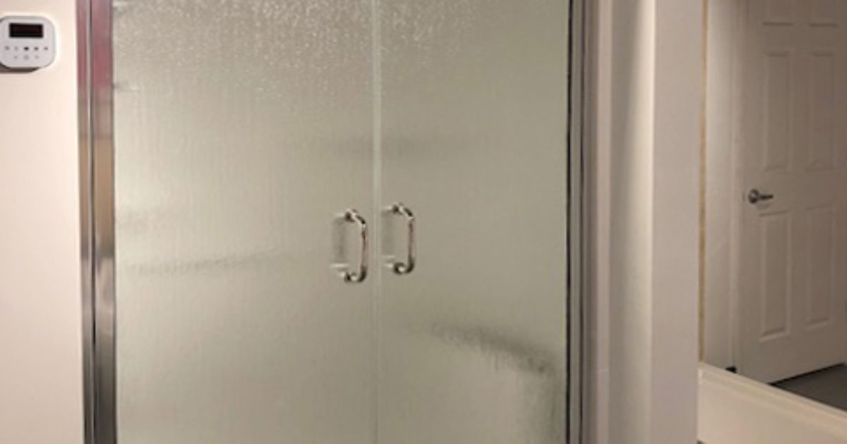 Infinity SemiFrameless 1/4inch Glass French Swing Shower Doors